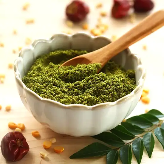 Curry leaves podi Curry leaves podi